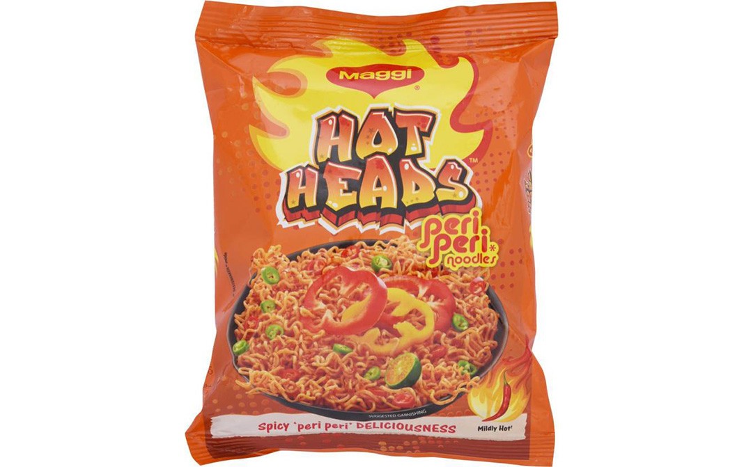 Maggi Hot Heads Peri Peri Noodles   Pack  71 grams